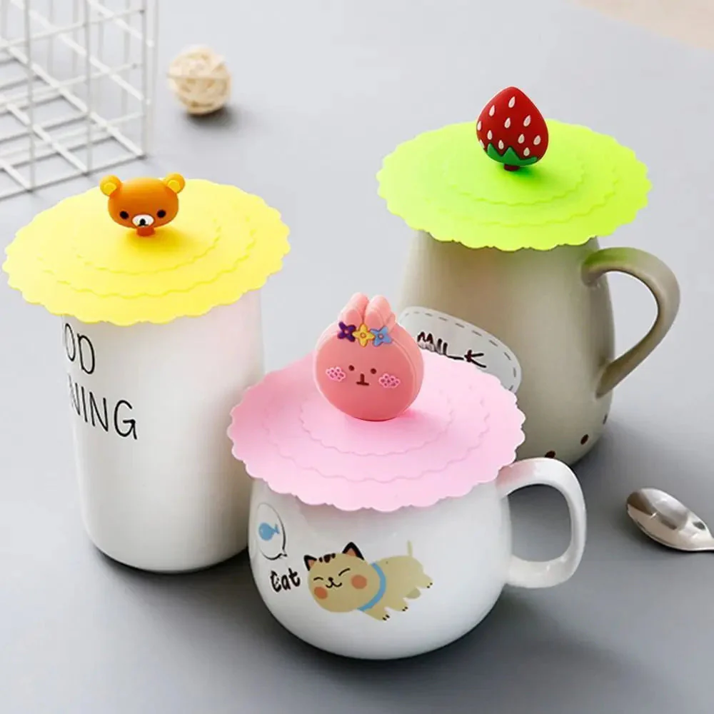 1 Pc Heat-Resistant Silicone Cup Cover - Image 9