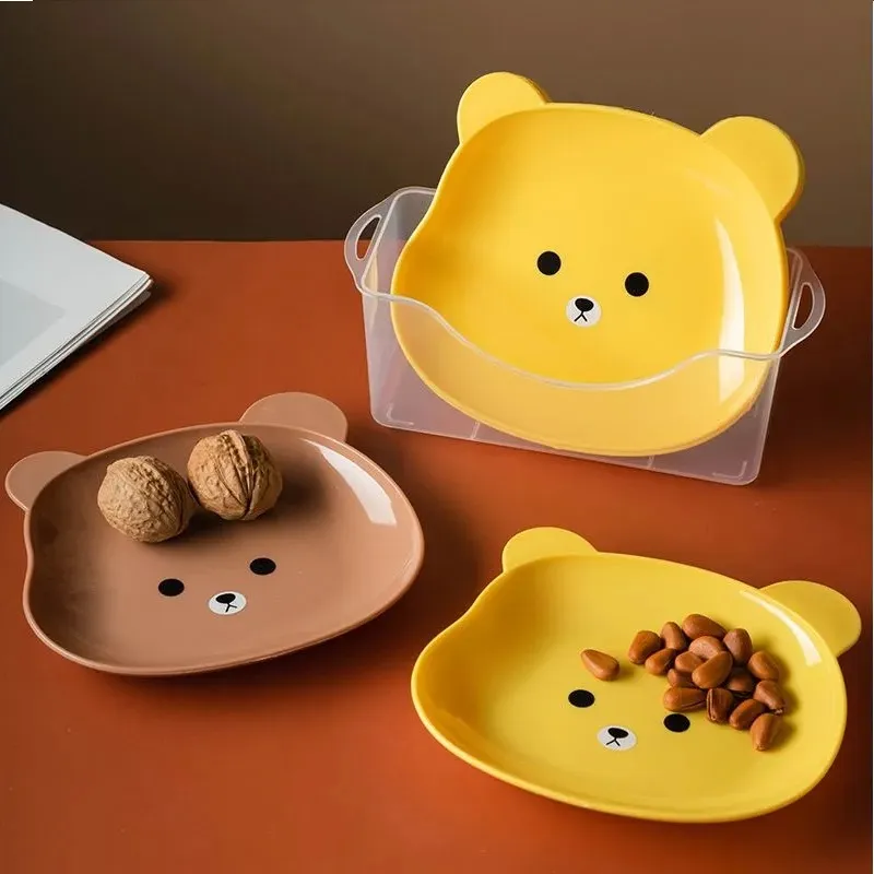 10Pcs Modern Simple Dinner Plates with Stand - Image 11