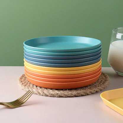 10Pcs Round Small Plates With Stand - Image 6
