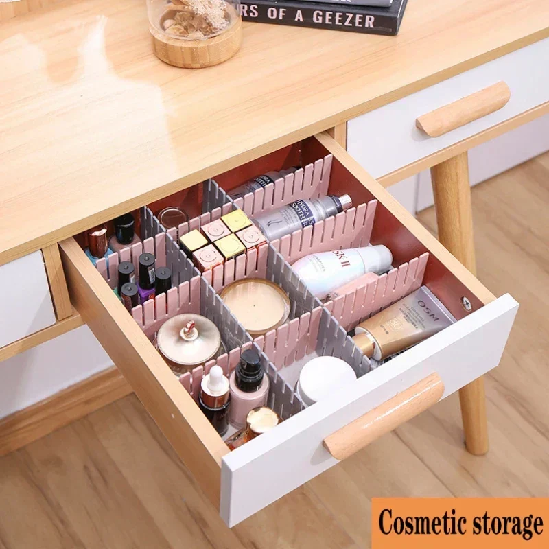 12pcs DIY Plastic Grid Drawer Dividers Organizer - Image 14