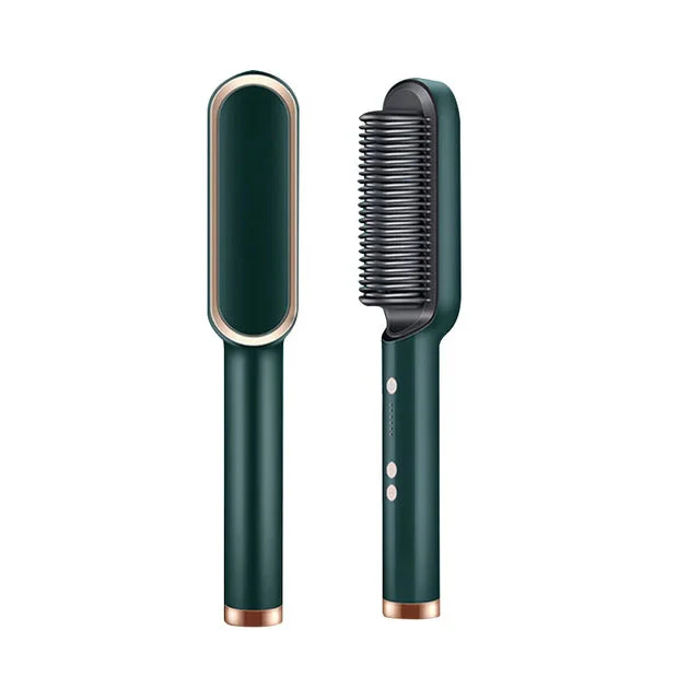 2-IN-1 HAIR STRAIGHTENER PROFESSIONAL STYLING BRUSH - Image 11