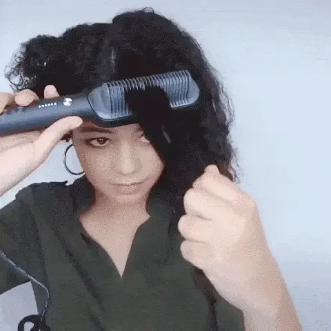 2-IN-1 HAIR STRAIGHTENER PROFESSIONAL STYLING BRUSH - Image 16