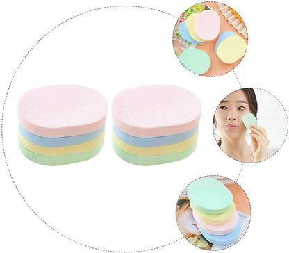 2PC Soft Facial Cleansing Face Wash Sponge - Image 4