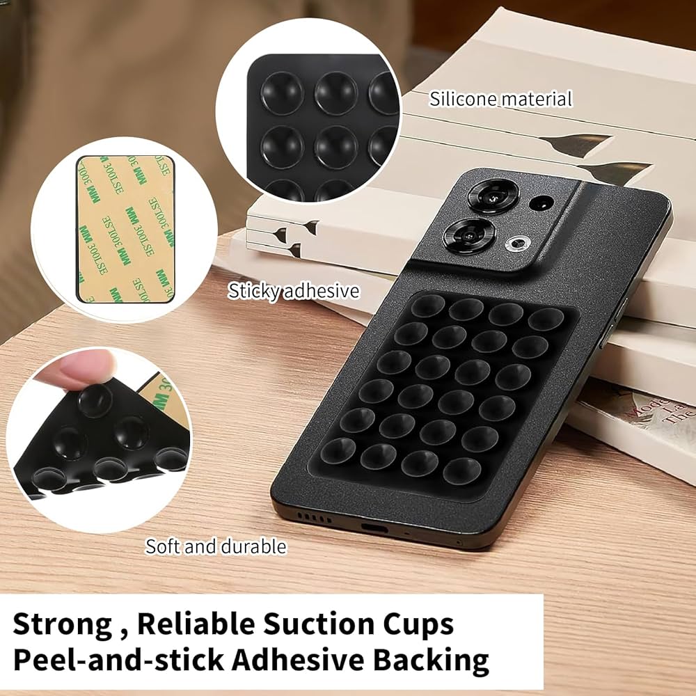 3 Pcs High Quality Silicone Suction Pad Phone Holder - Image 9