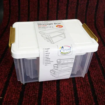 3 Pcs Multi-Purpose Stackable Storage Boxes - Image 2
