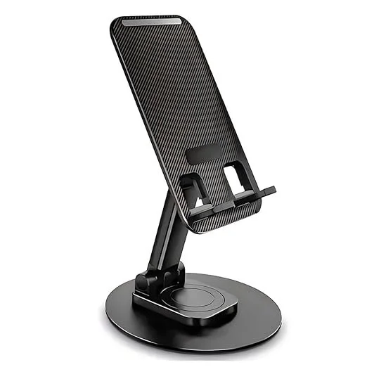 360° Foldable, Adjustable, Universal Mobile Stand | Flexible Mobile Holder - METAL BASE - Image 3