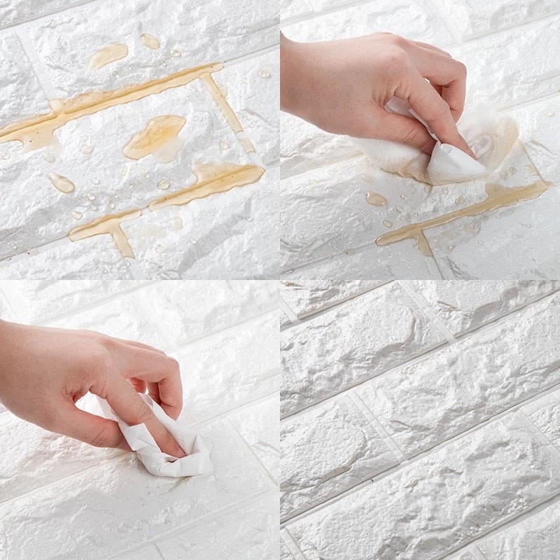 3D Foam Brick Wallpaper Stickers - Image 4