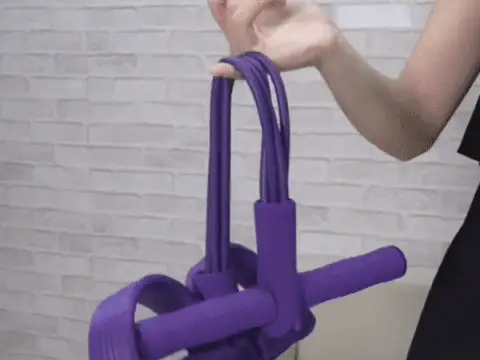 4 Tube Elastic Pedal Multi Function Puller Rope For Fitness Exercises - Image 17