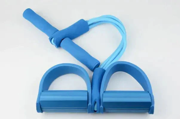 4 Tube Elastic Pedal Multi Function Puller Rope For Fitness Exercises - Image 8