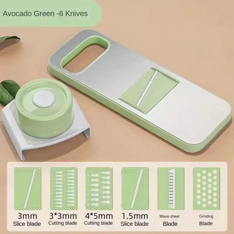 5 In 1 Stainless Steel Multifunctional Vegetable Slicer Cutter - Image 11