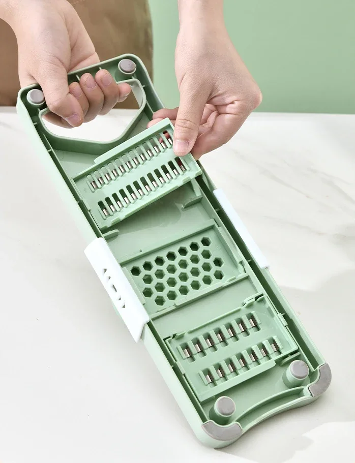 5 In 1 Stainless Steel Multifunctional Vegetable Slicer Cutter - Image 12