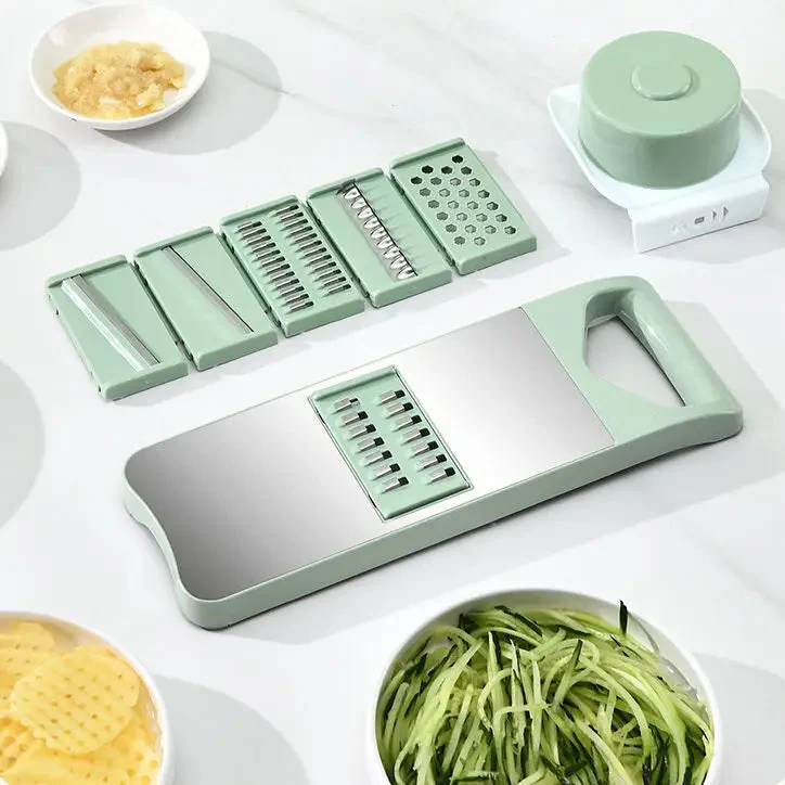 5 In 1 Stainless Steel Multifunctional Vegetable Slicer Cutter - Image 20