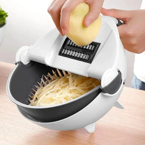 9 In 1 Vegetable Cutter With Drain Basket - Image 6