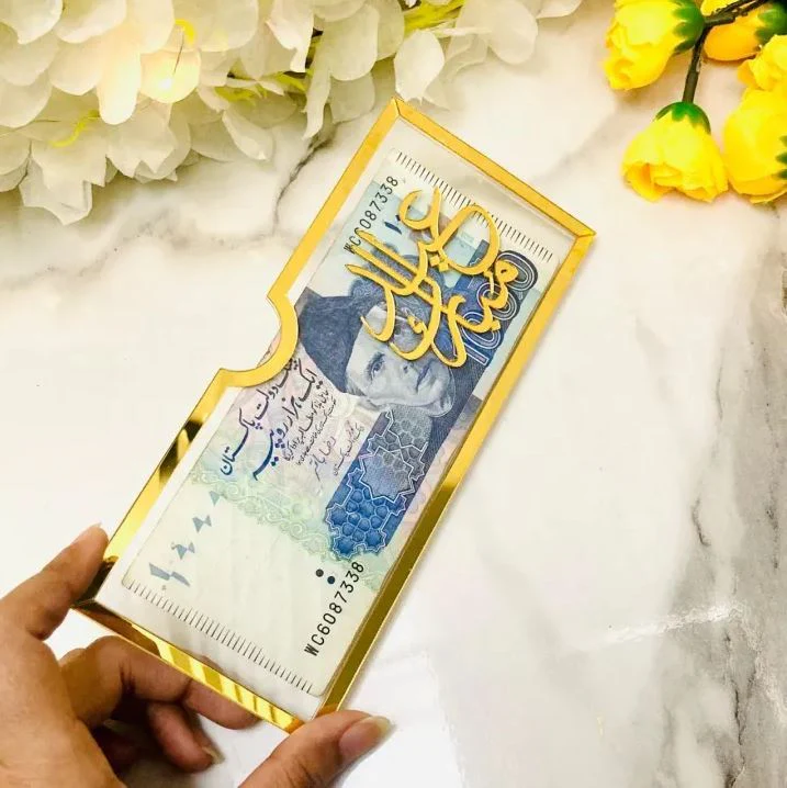 Acrylic Plastic Eidi Envelopes – Eid Mubarak Gift Envelopes for Kids - Image 4