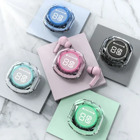 AIR39 CRYSTAL-CLEAR TRANSPARENT WIRELESS EARBUDS - Image 14
