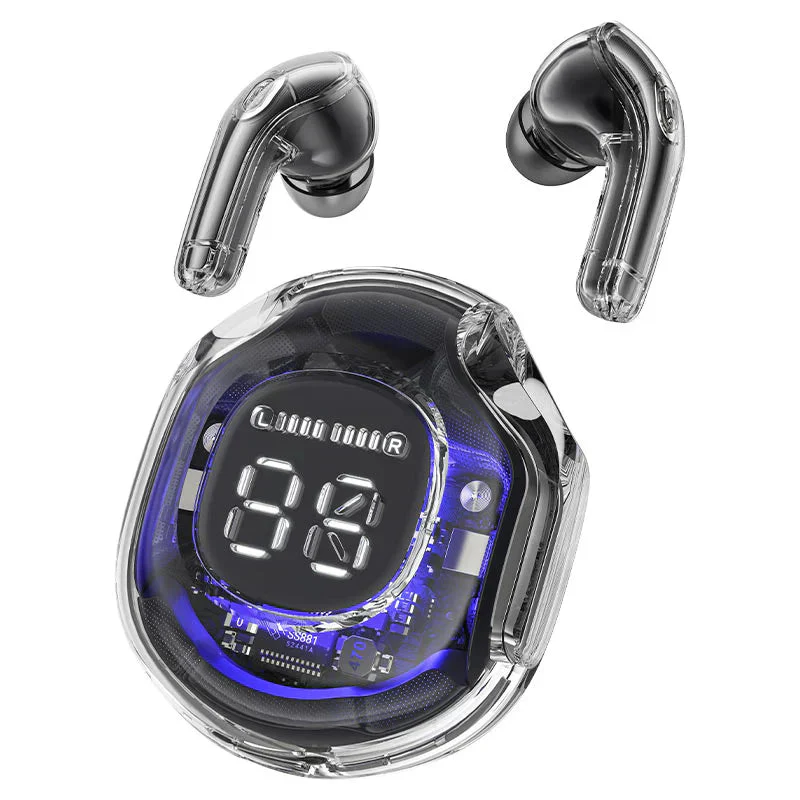 AIR39 CRYSTAL-CLEAR TRANSPARENT WIRELESS EARBUDS - Image 3