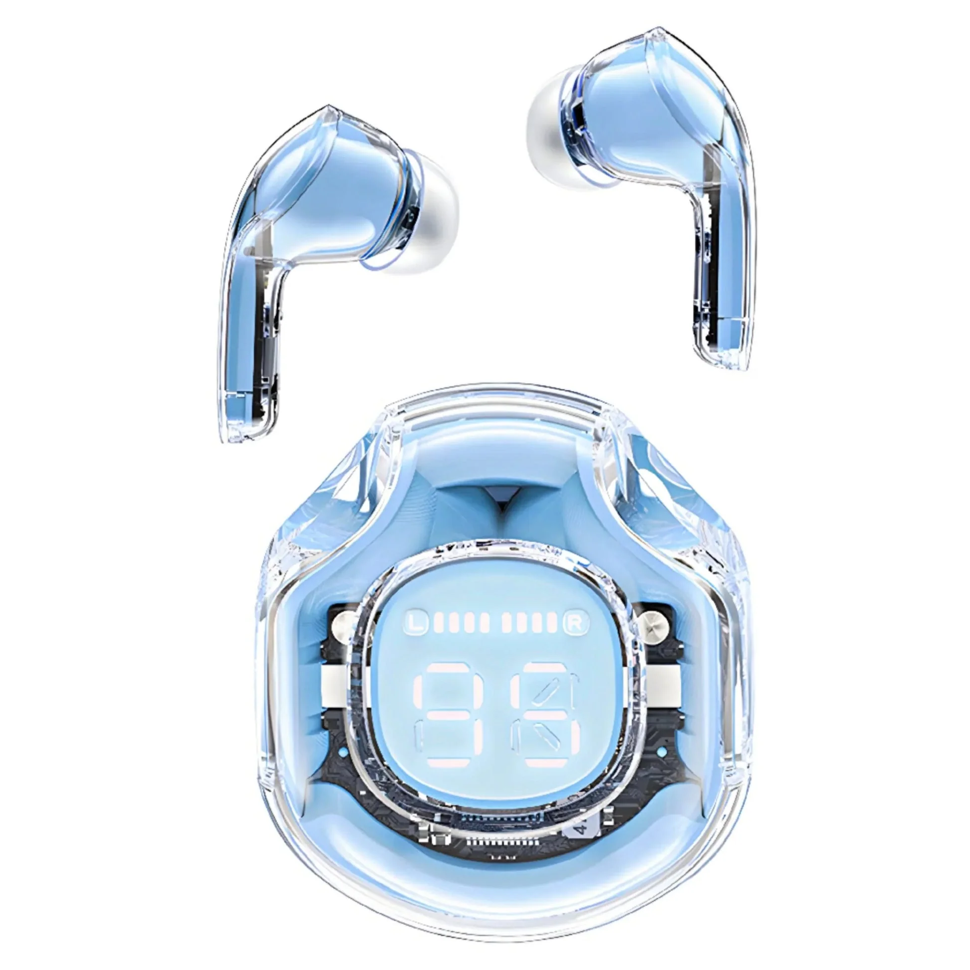 AIR39 CRYSTAL-CLEAR TRANSPARENT WIRELESS EARBUDS - Image 7