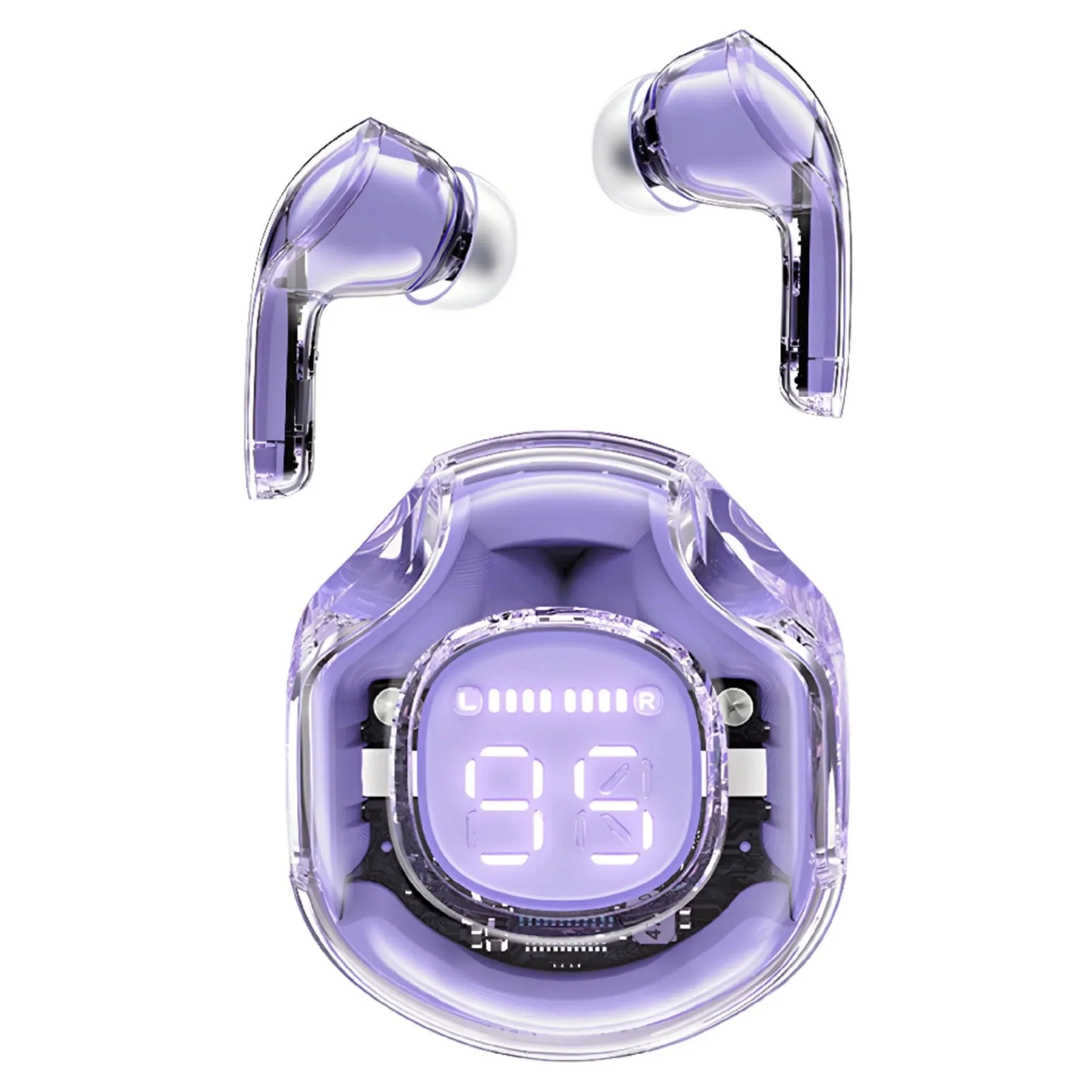 AIR39 CRYSTAL-CLEAR TRANSPARENT WIRELESS EARBUDS - Image 8