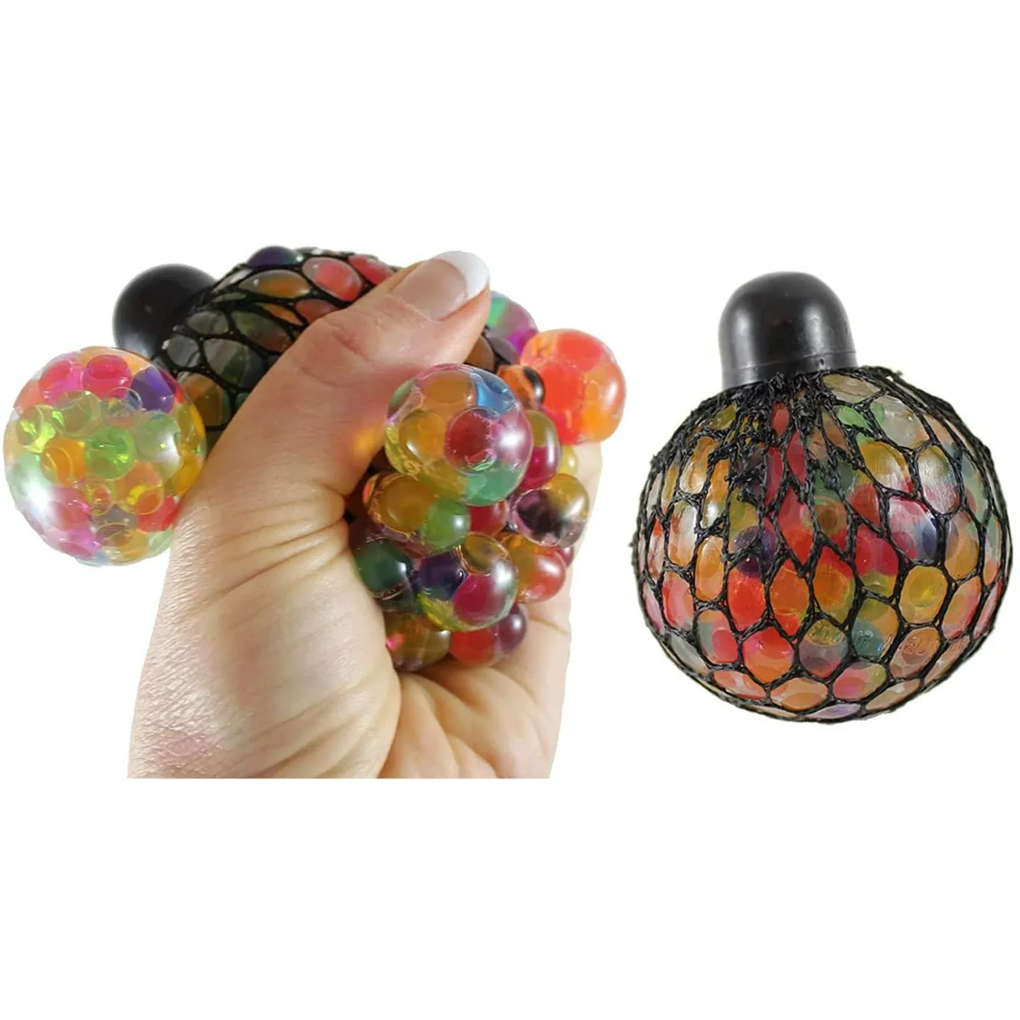 Anti Stress Squishy Mesh Rainbow Ball - Image 7