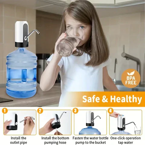 AUTOMATIC WIRELESS ELECTRIC WATER DISPENSER PUMP - Image 14