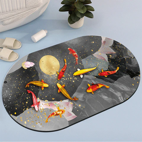 Bath Mat Water Super Absorbent Non-Slip - Image 17