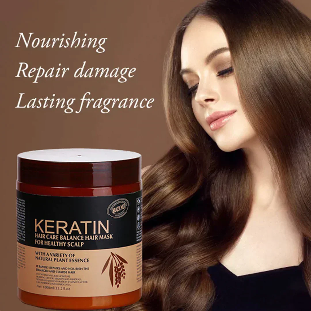 Brazil Nut Keratin Hair Care Balance Keratin Hair Mask & Keratin Hair Treatment for Healthy Scalp 500 ml (Original) - Image 16