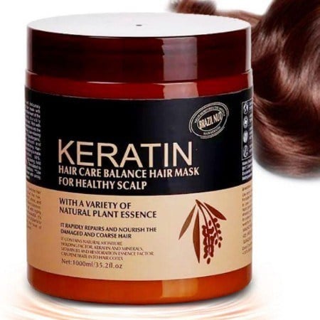 Brazil Nut Keratin Hair Care Balance Keratin Hair Mask & Keratin Hair Treatment for Healthy Scalp 500 ml (Original) - Image 3