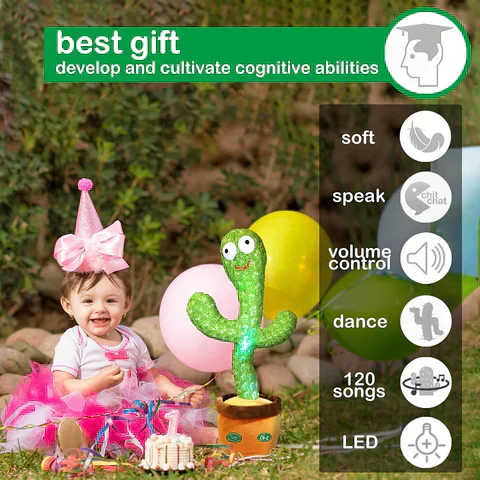 Dancing Cactus Toy, Gift For Your Baby 👶 - Image 21