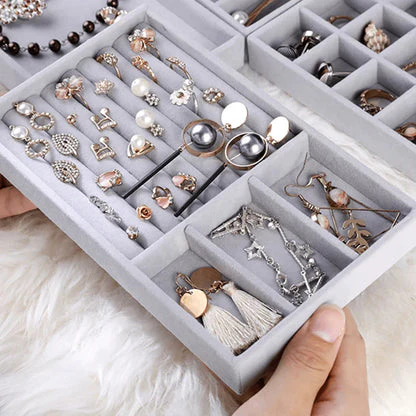 Drawer Stackable Jewelry Tray Holder Organizer - Image 5