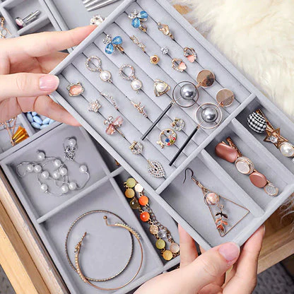 Drawer Stackable Jewelry Tray Holder Organizer - Image 6