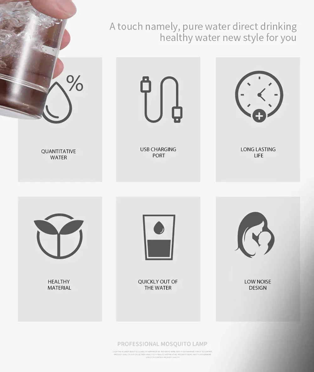 Electric Water Pump USB Charging Automatic Electric Water Dispenser - Image 16