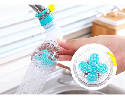 Fan Faucet Clip 360 Rotating Flexible Kitchen Faucet Water Filter - Image 4