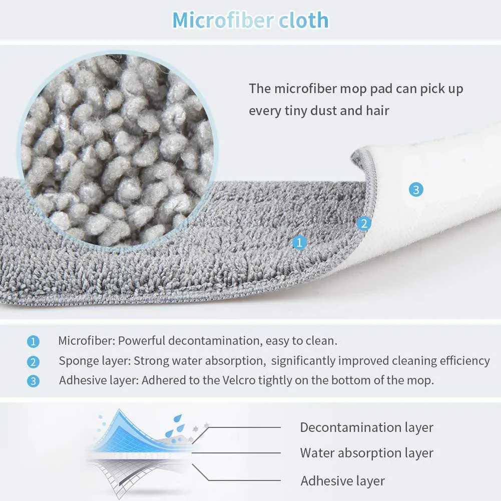 Floor cleaning Spray Mop With Replaceable Microfiber Pad - Image 4