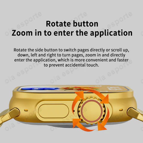 G9 ULTRA PRO GOLD SMART WATCH SERIES 9 - Image 13