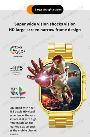 G9 ULTRA PRO GOLD SMART WATCH SERIES 9 - Image 14