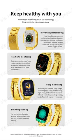 G9 ULTRA PRO GOLD SMART WATCH SERIES 9 - Image 17
