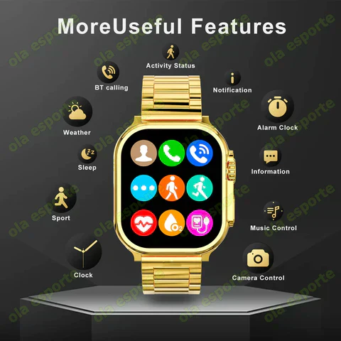 G9 ULTRA PRO GOLD SMART WATCH SERIES 9 - Image 18