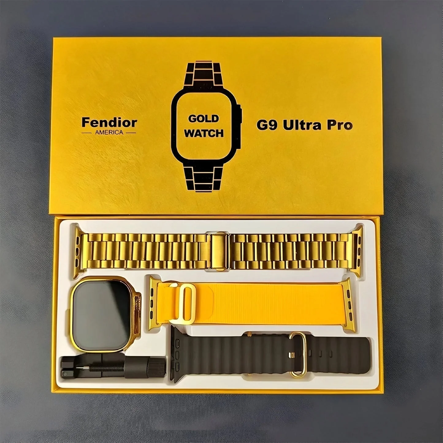 G9 ULTRA PRO GOLD SMART WATCH SERIES 9 - Image 21