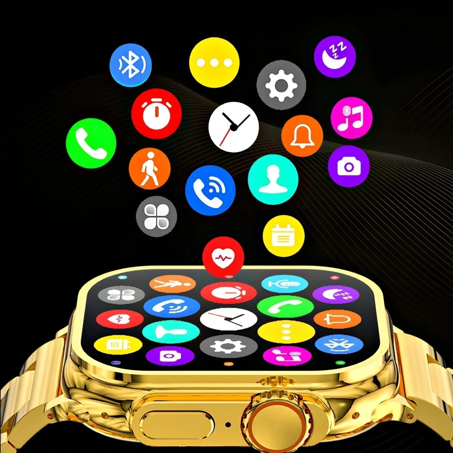 G9 ULTRA PRO GOLD SMART WATCH SERIES 9 - Image 22