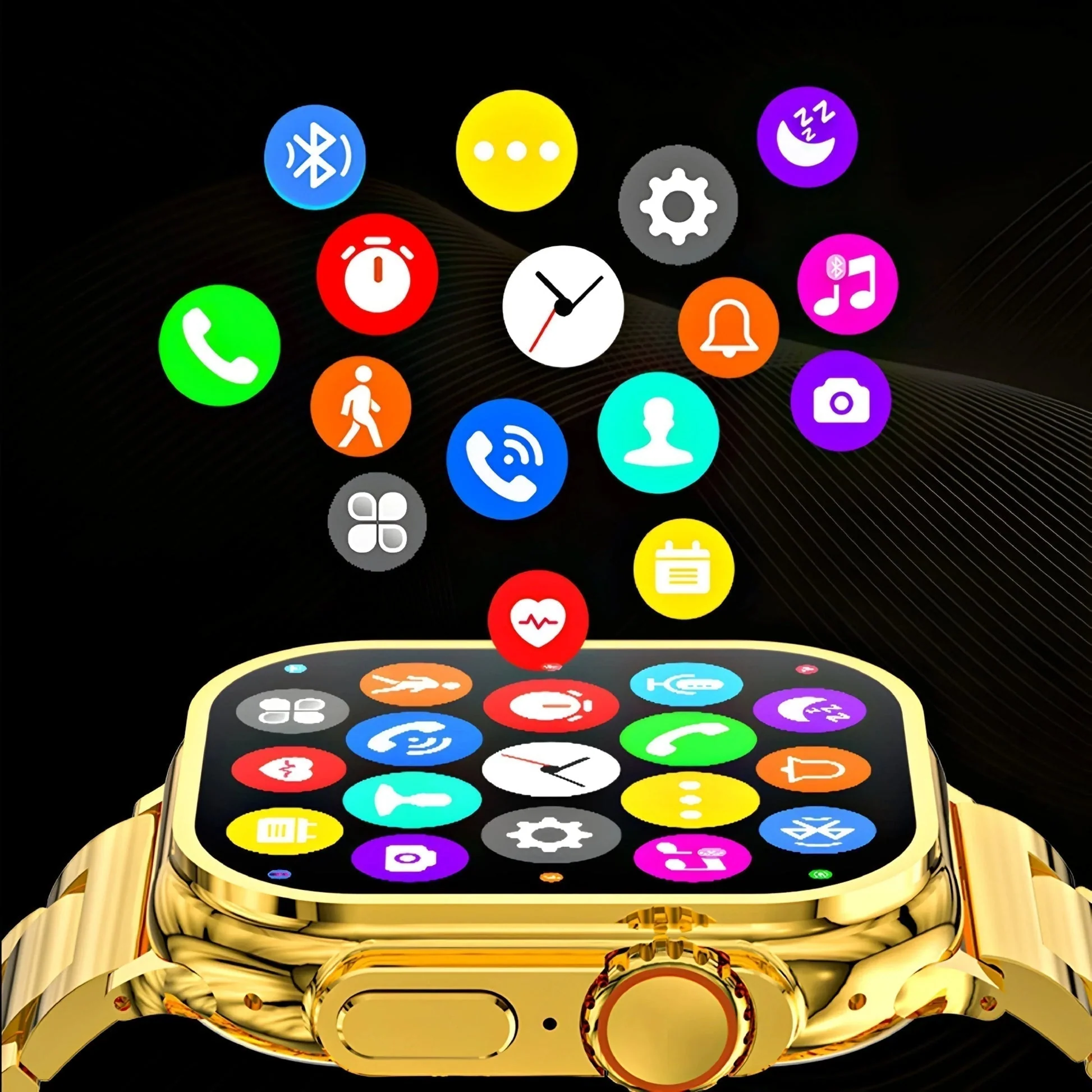 G9 ULTRA PRO GOLD SMART WATCH SERIES 9 - Image 6