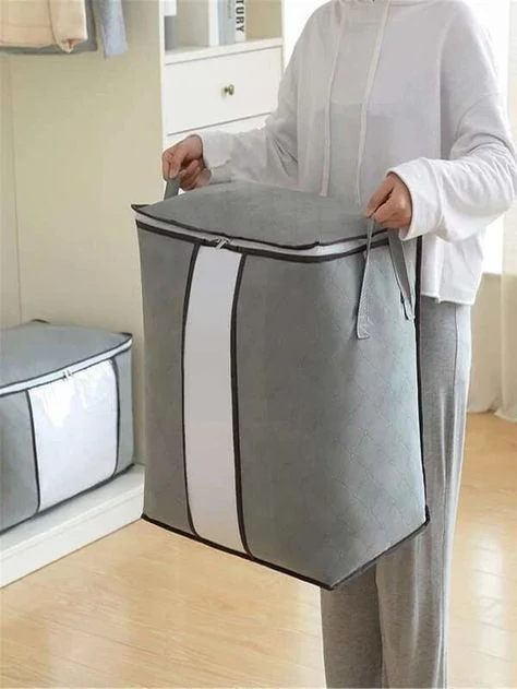 GSM Non Woven Storage Bag In Grey Color - Image 14