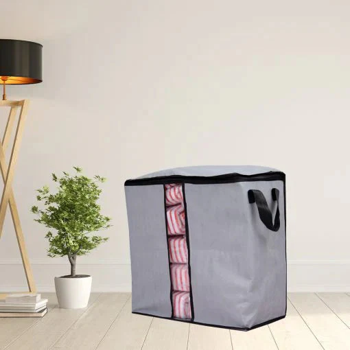 GSM Non Woven Storage Bag In Grey Color - Image 16