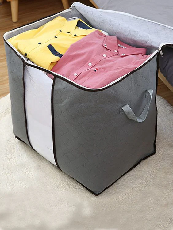 GSM Non Woven Storage Bag In Grey Color - Image 17