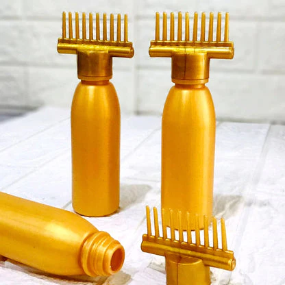 Hair Oil Bottle With Comb - Image 3