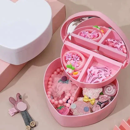 Heart Shape Cute Jewellery Box Organizer - Image 5