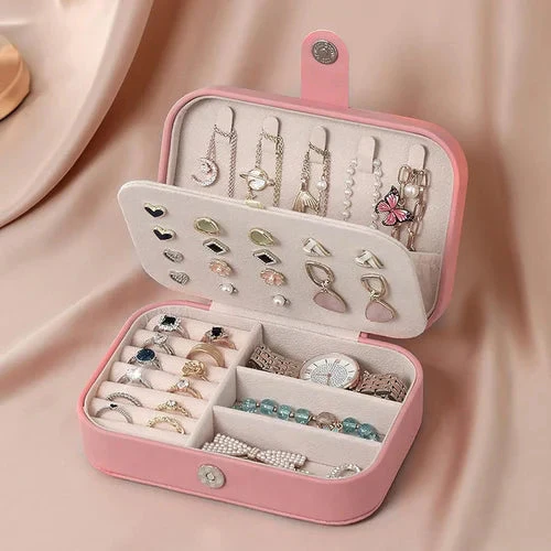Korean Ins Style Portable Jewelry Storage Box - Image 4