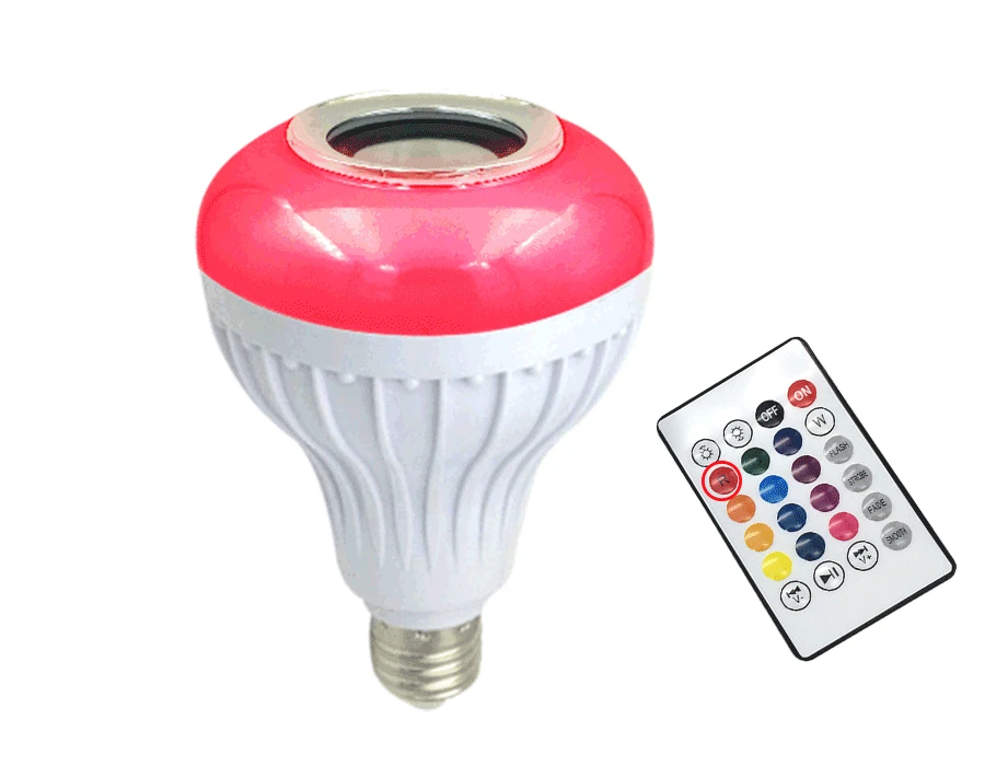 LED 12 Colours Mobile Bluetooth Music Speaker Bulb - Image 12