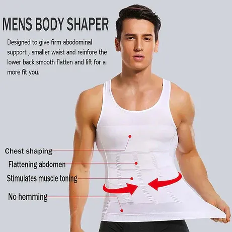 Men Slim N Lift Slimming Shirt and Body Shaper - Image 4