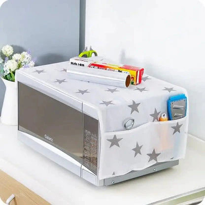 Microwave Oven Cover With Storage Pockets - Image 3