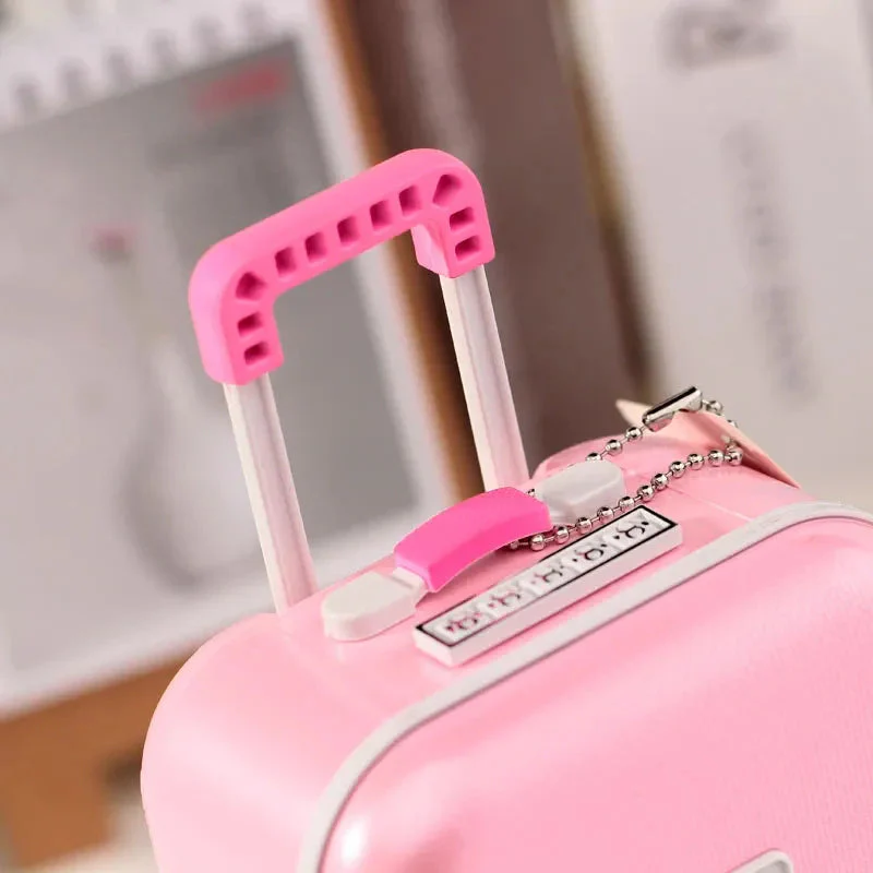 Mini Suitcase Shape Musical Jewellery Storage Box - Image 4